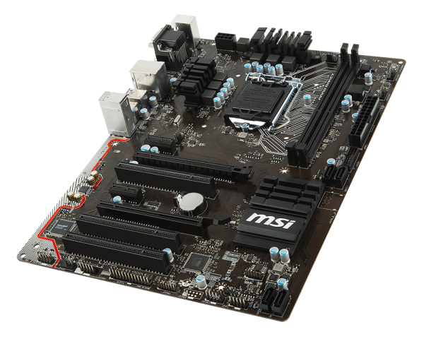 MSI H110 PC MATE Intel Compatible Motherboard for Desktop Computer/PC