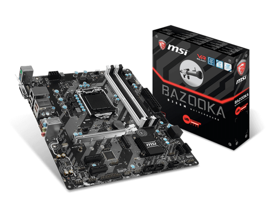 MSI B250M BAZOOKA Intel Compatible Motherboard for Desktop Computer/PC