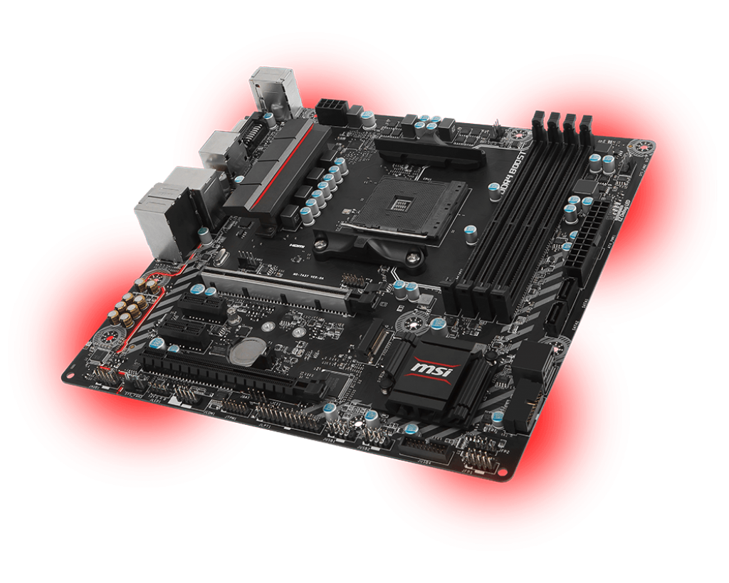 MSI B350M MORTAR AMD Compatible Motherboard for Desktop Computer/PC