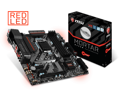 MSI B250M MORTAR Intel Compatible Motherboard for Desktop Computer/PC