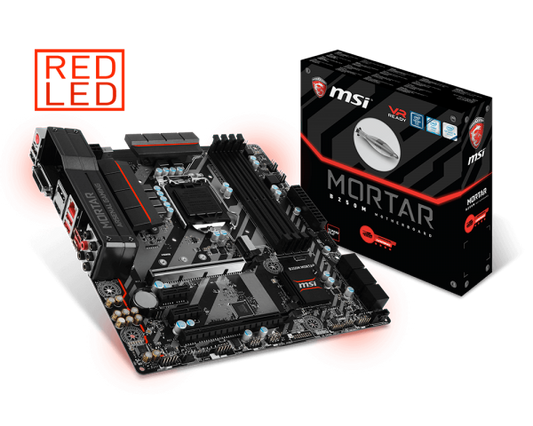 MSI B250M MORTAR Intel Compatible Motherboard for Desktop Computer/PC
