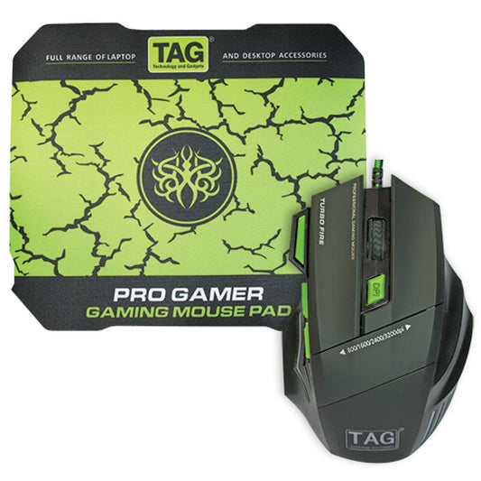 TAG 7D Gaming Mouse With Pad