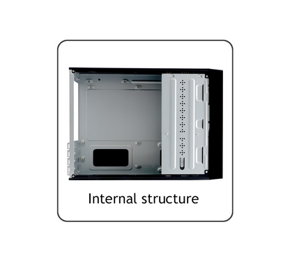 Zebronics Super Silver Desktop Computer/PC Cabinet
